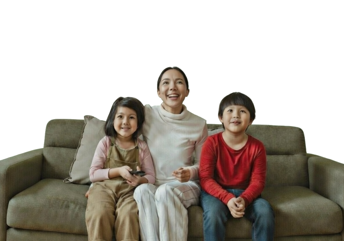 Family on Couch No Logo